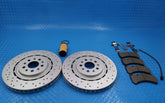 Maserati Ghibli Quattroporte front brake pads rotors service kit #9283 FREE FILTER